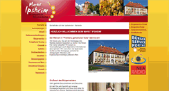 Desktop Screenshot of ipsheim.de